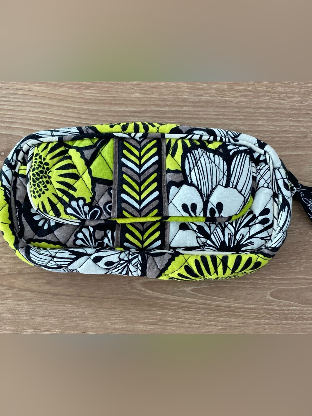Vera Bradley Citron Cosmetic Bag with Mirror
